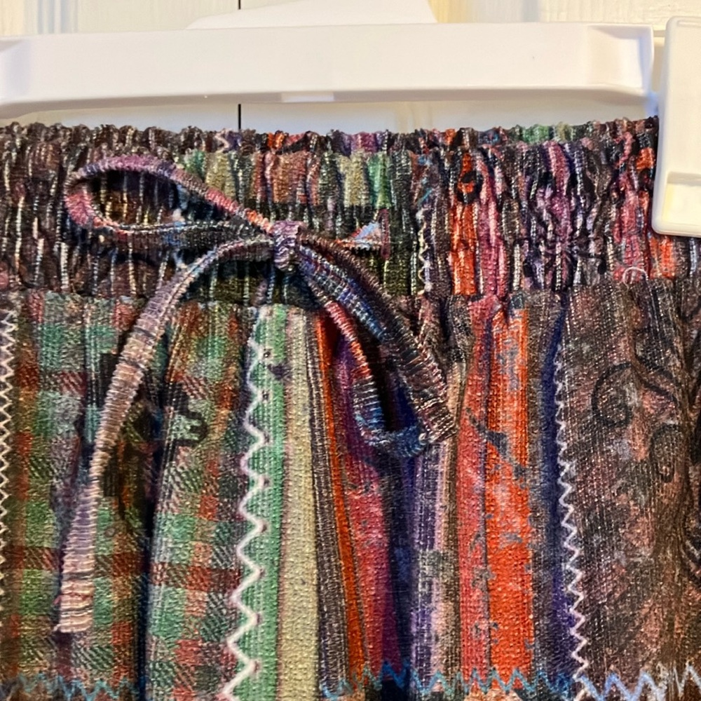 Multicolor Patchwork Pants - image 4